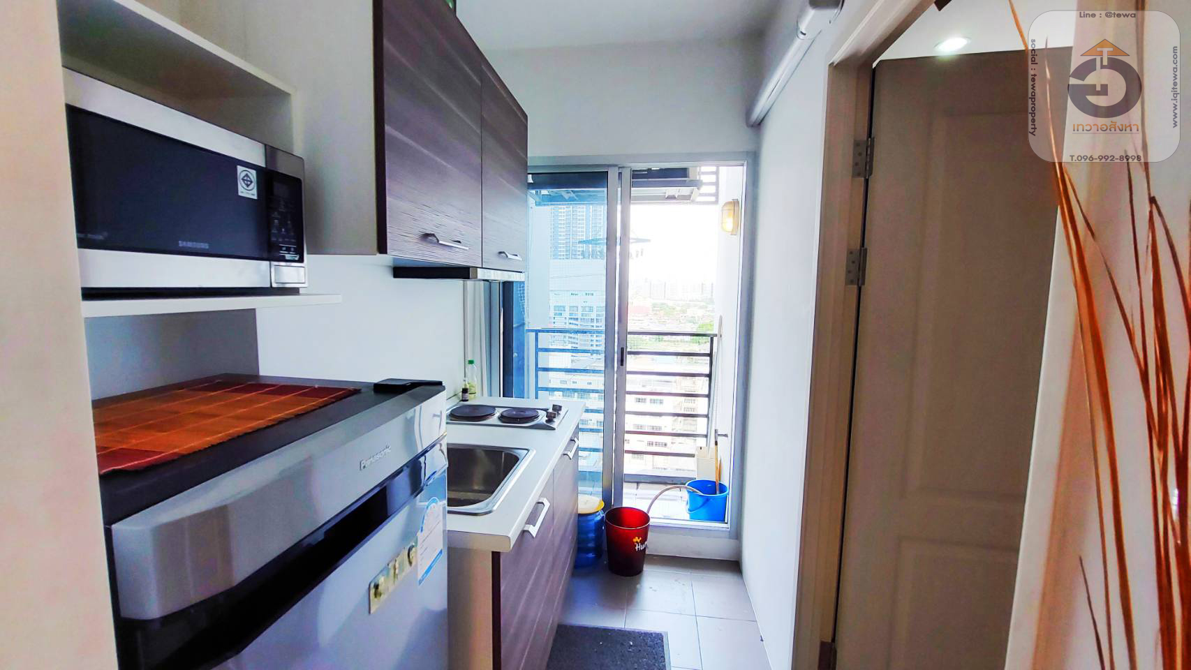 ขาย the tree bangpo station บางโพ สเตชั่น เป็นคอนโดมิเนียมติดรถไฟฟ้า มองเห็นโค้งแม่น้ำเจ้าพระยา ใกล้ MRT สถานีบางโพ วิวแม่น้ำ เฟอร์ครบพร้อมอยู่