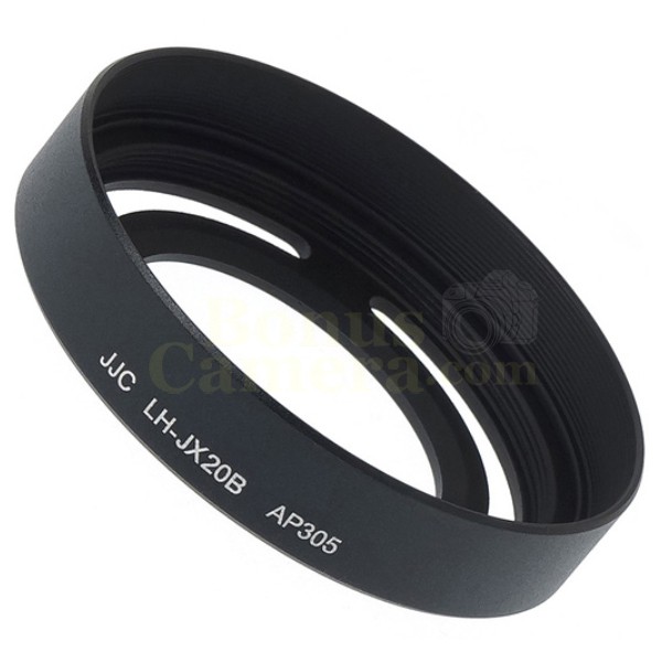 LH-JX20B ฮู้ดกล้องฟูจิ X10,X20,X30 สีดำ พร้อมอะแดปเตอร์ ใช้แทน FUFJIFILM LH-X10 Lens Hood