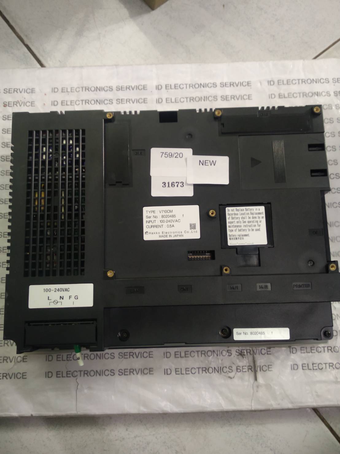 HMI " HAKKO " MODEL : V710CM