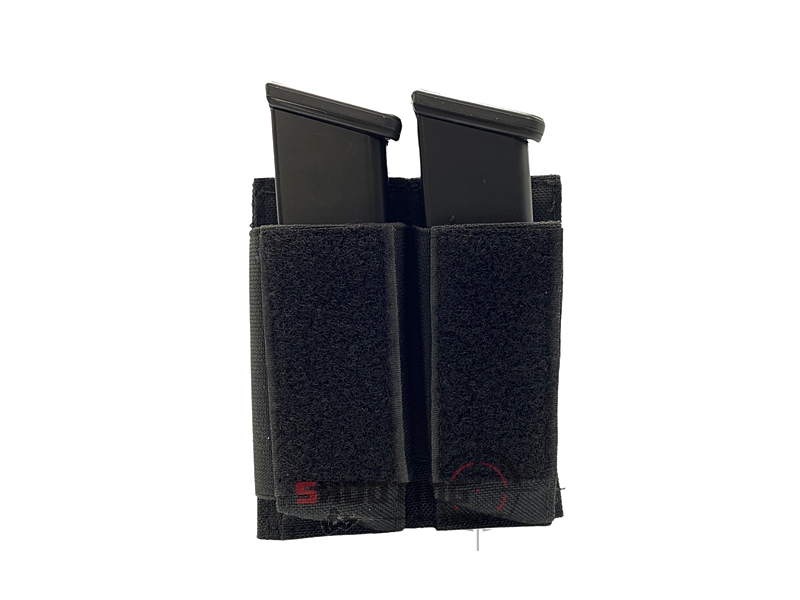 เพ้าแม็กติดเวส 2 ช่อง สำหรับแม็ก 9mm