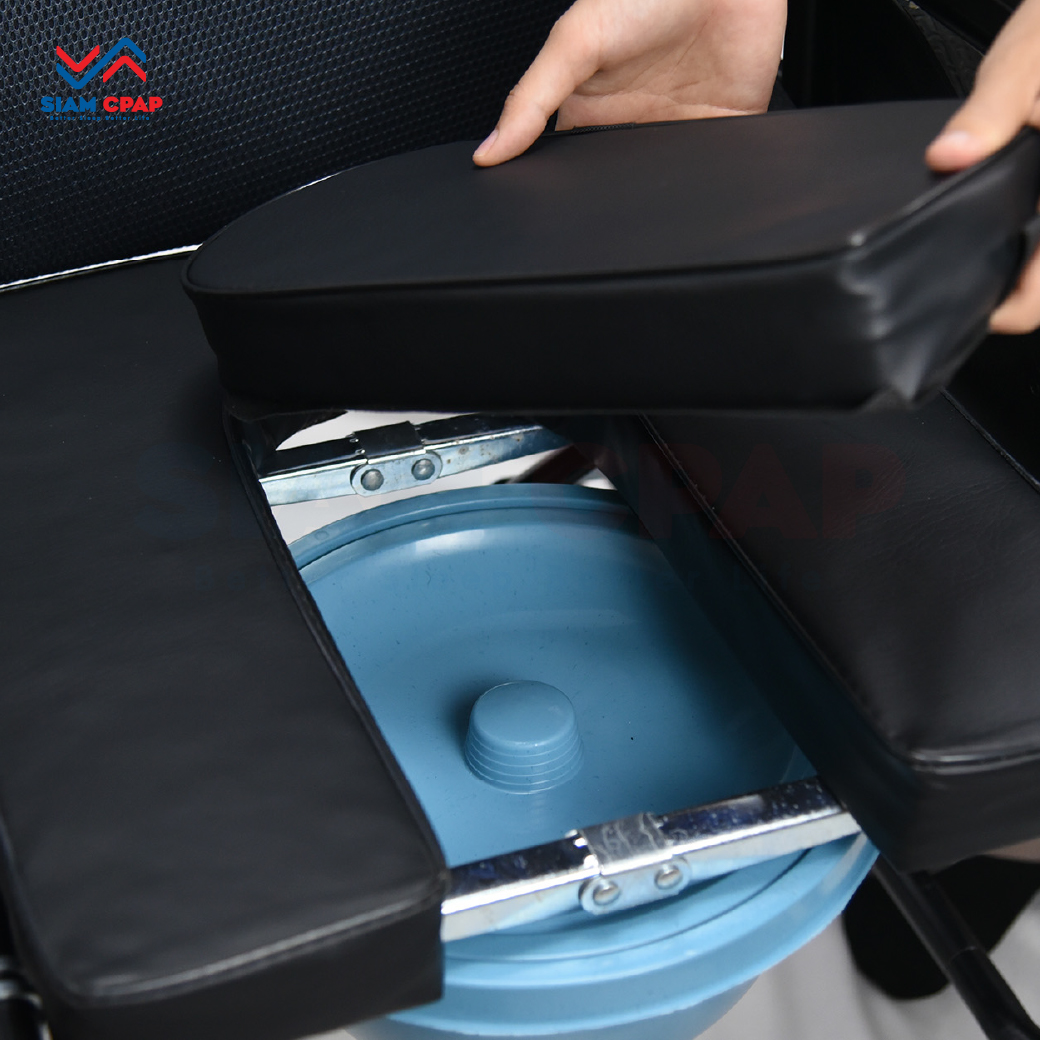 รถเข็นแมนนวล รุ่น WT-6006 พนักพิงสูง ปรับเอนนอน ปรับเหยียดขา (High Back Manual Wheelchair)