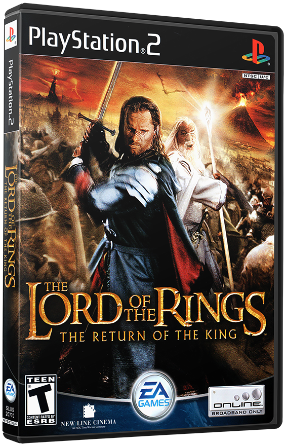 แผ่นเกมส์ PS2 : Lord of the Rings, The - The Return of the King