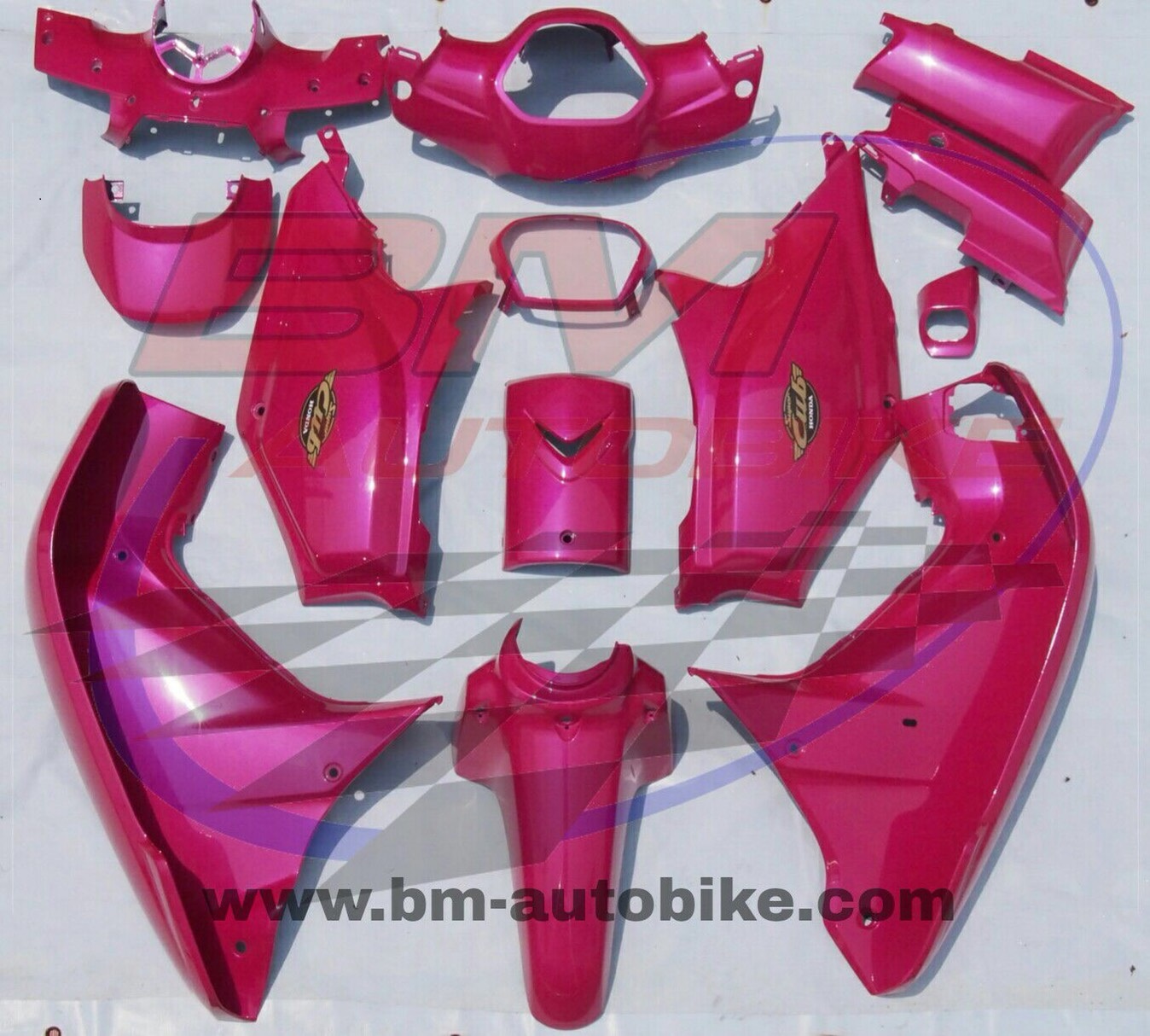 ชุดสี DREAM SUPER CUB 110I สีชมพูล้วน 4 กก.