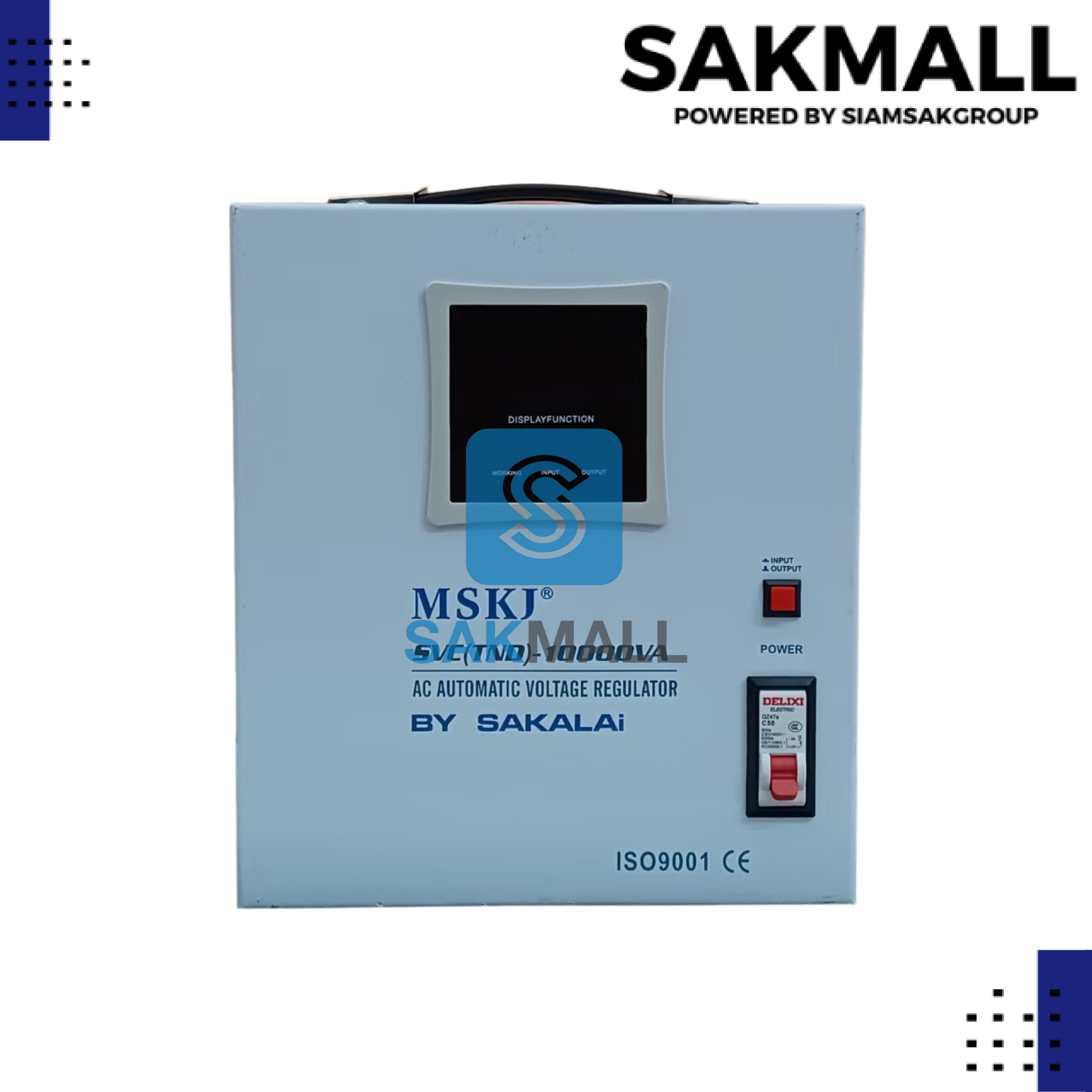 ตู้เพิ่มแรงดันไฟ MSKJ รุ่น SVC(TND)-10 KVA 220 v./Motor3HP