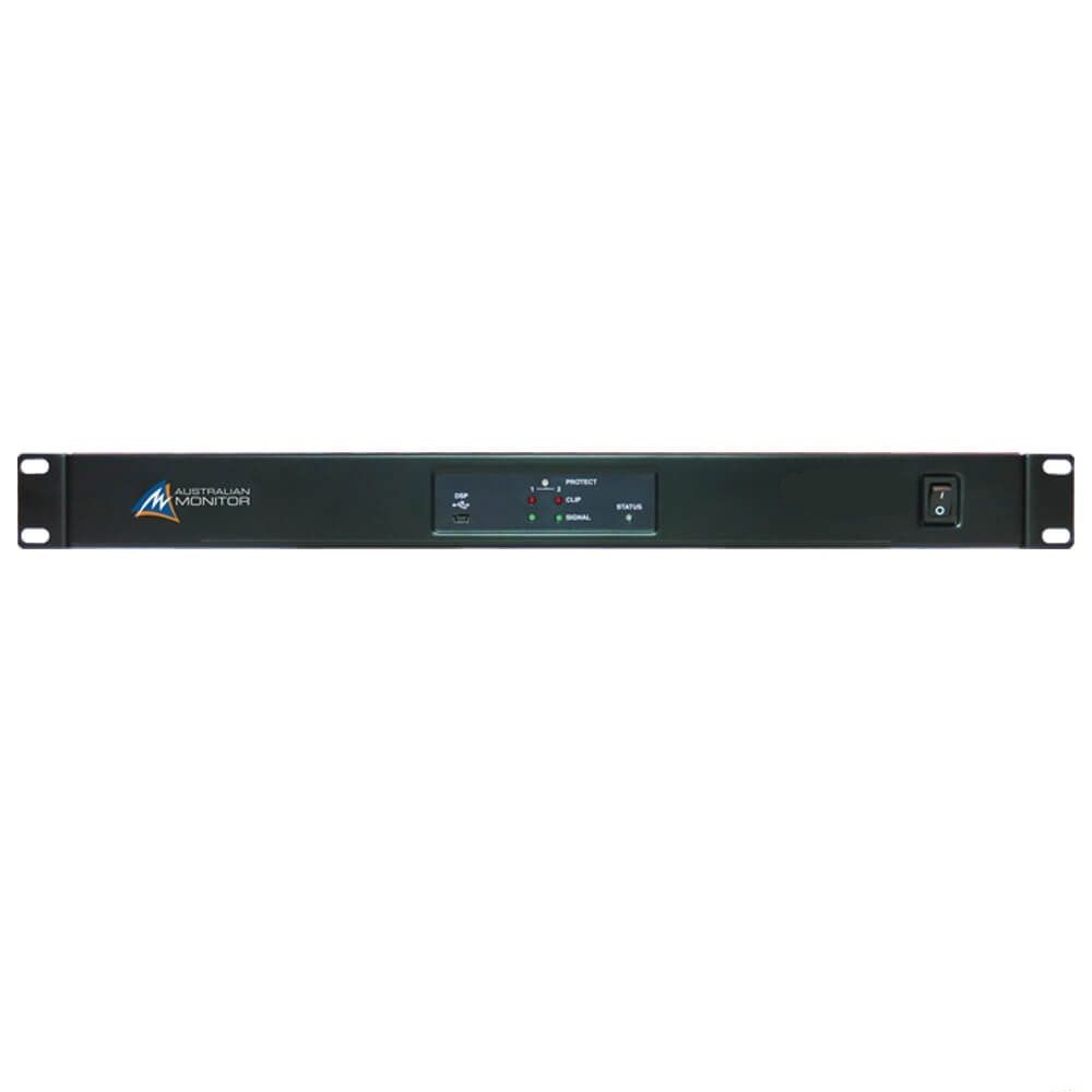AUSTRALIAN MONITOR HS2250P Power Amplifier USB/RS232 Control w mini DSP