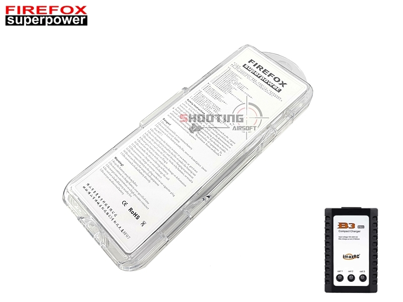 Set แบตลิโพ Firefox 15c 1100mAh 11.1v พร้อมเครื่องชาร์จ B3