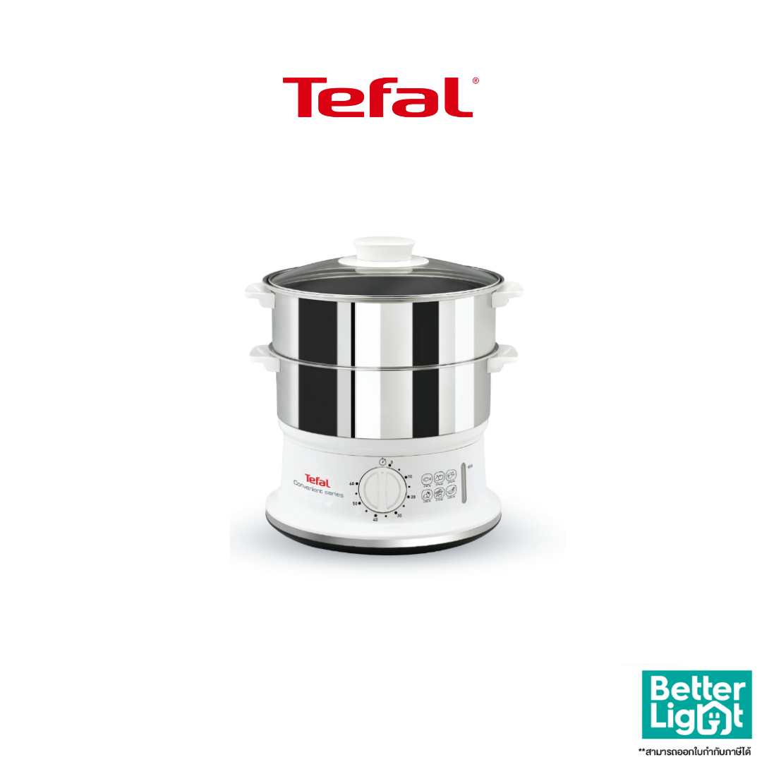 TEFAL หม้อนึ่งไฟฟ้า Convenient Series (900 วัตต์, 6 ลิตร) / รุ่น VC145130 (รับประกันศูนย์ไทย 2 ปี)