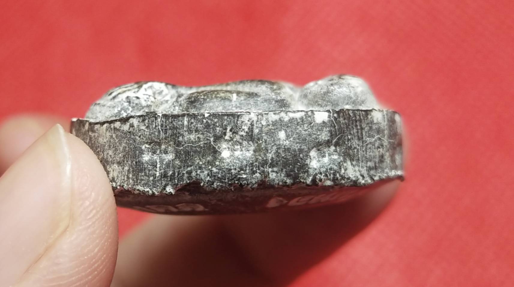 พระปิดตา รุ่นแรก หลังยันต์นะ ตะกรุดเงิน๙ดอก. #มีผงตะใบทองคำ (หลวงปู่โต๊ะ วัดประดู่ฉิมพลี ปลุกเสก)วัดชัยมงคล เชียงใหม่ ปี22