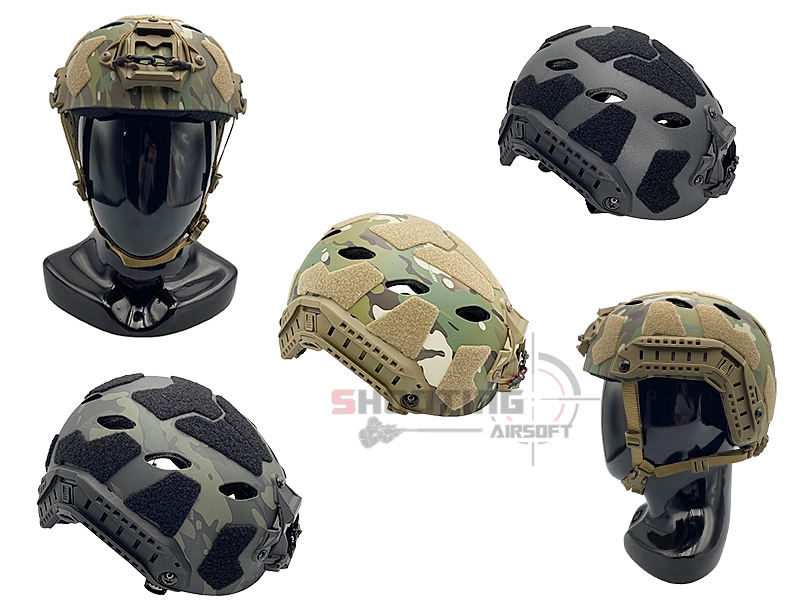 หมวก Fast SF Super High Cut Helmet รุ่นปรับท้ายทอย (Lightweight Version)