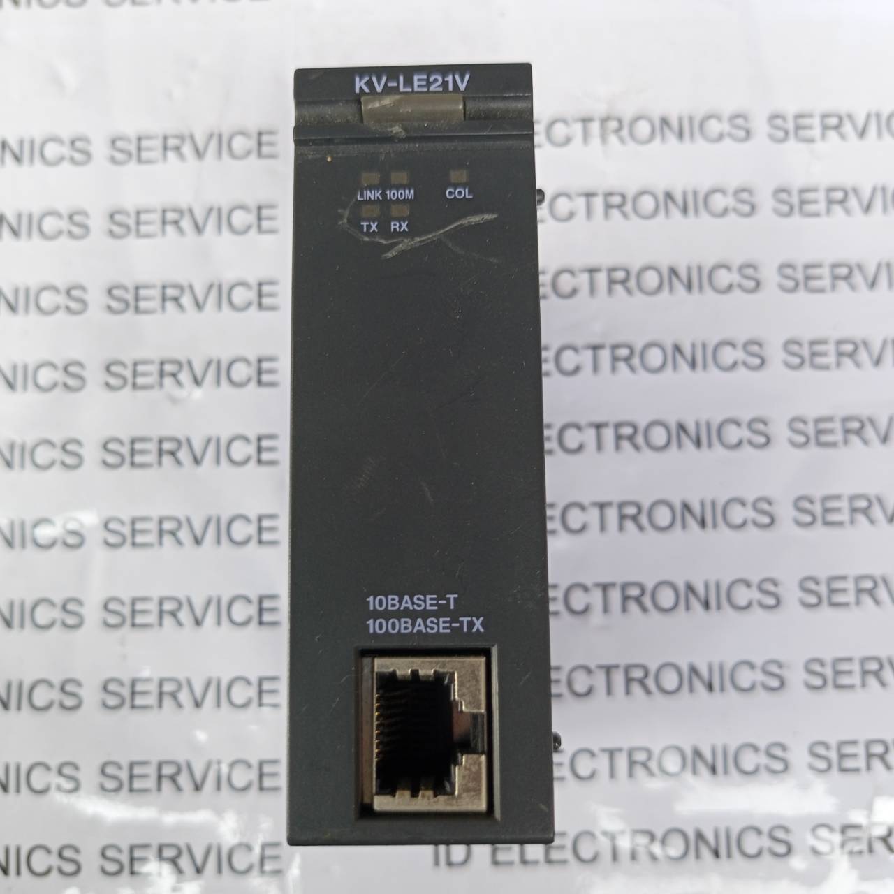 PLC " KEYENCE " MODEL : KV-LE21V
