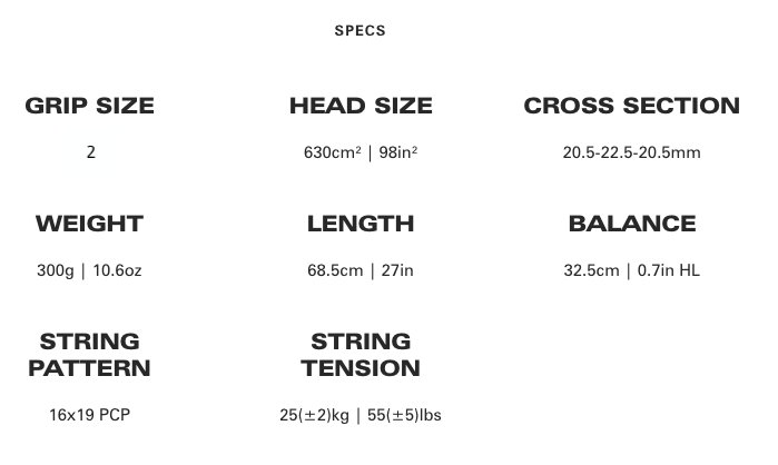 VÖSTRA V10 300g ไม้เทนนิส VOLKL