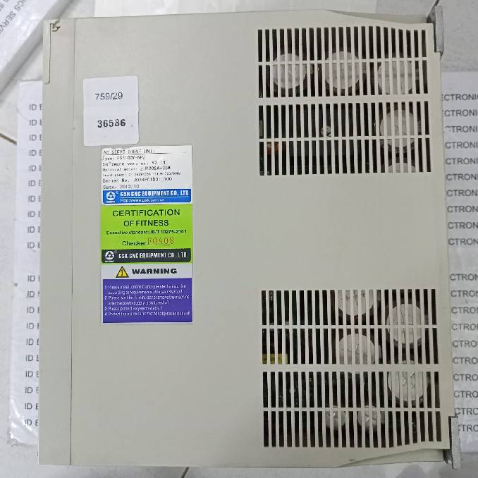 SERVO DRIVE " GSK " MODEL : GS3100Y-NP2