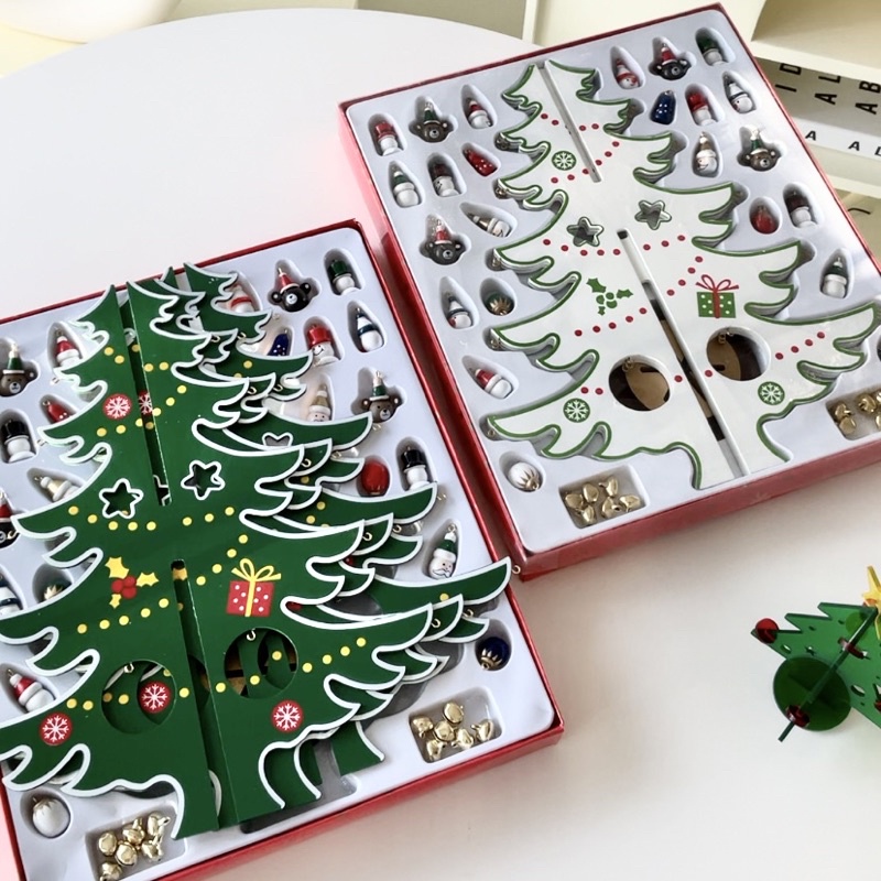 [พร้อมส่ง] Jnihouse : Christmas Tree DIY ต้นคริสต์มาสไม้ประกอบ