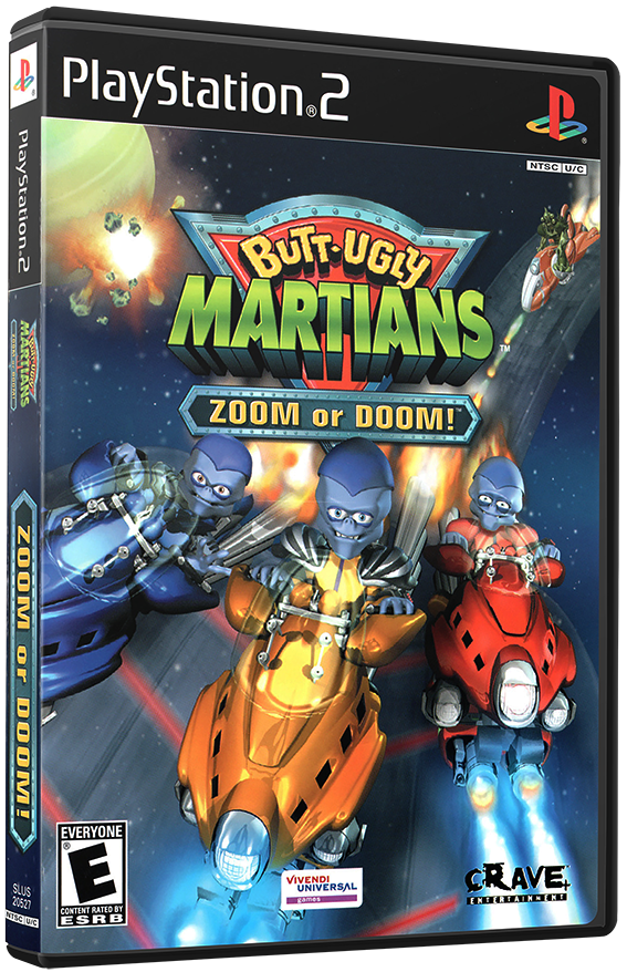 แผ่นเกมส์ PS2 : Butt Ugly Martians - Zoom or Doom!