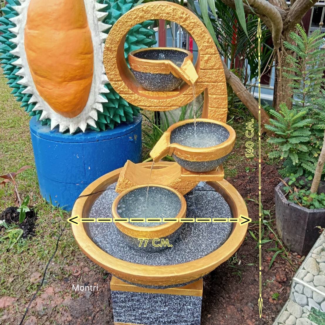 น้ำล้นโมเดิร์น เลข 9 มงคล น้ำพุแต่งสวน ฮวงจุ้ยน้ำพุ น้ำล้นเลข9 ชุดน้ำตกแต่งสวน น้ำล้นแต่งสวน น้ำตกตั้งพื้น