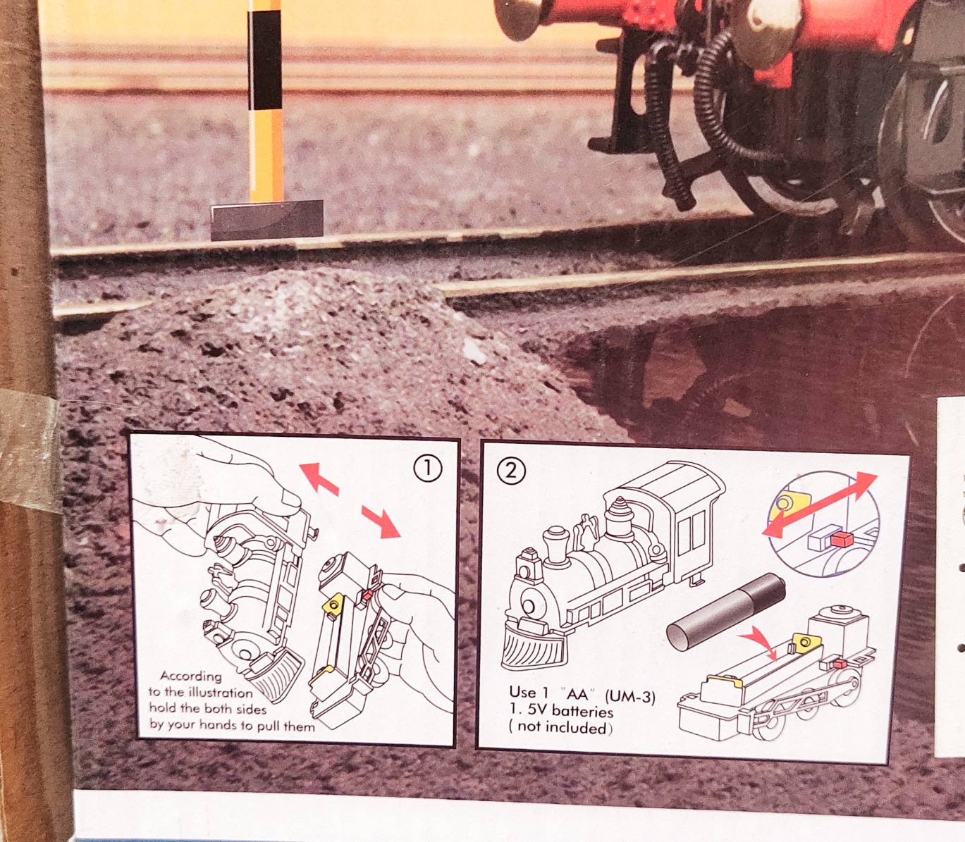 รถไฟ รถไฟใส่ถ่าน รางรถไฟ ของเล่น สำหรับเด็ก