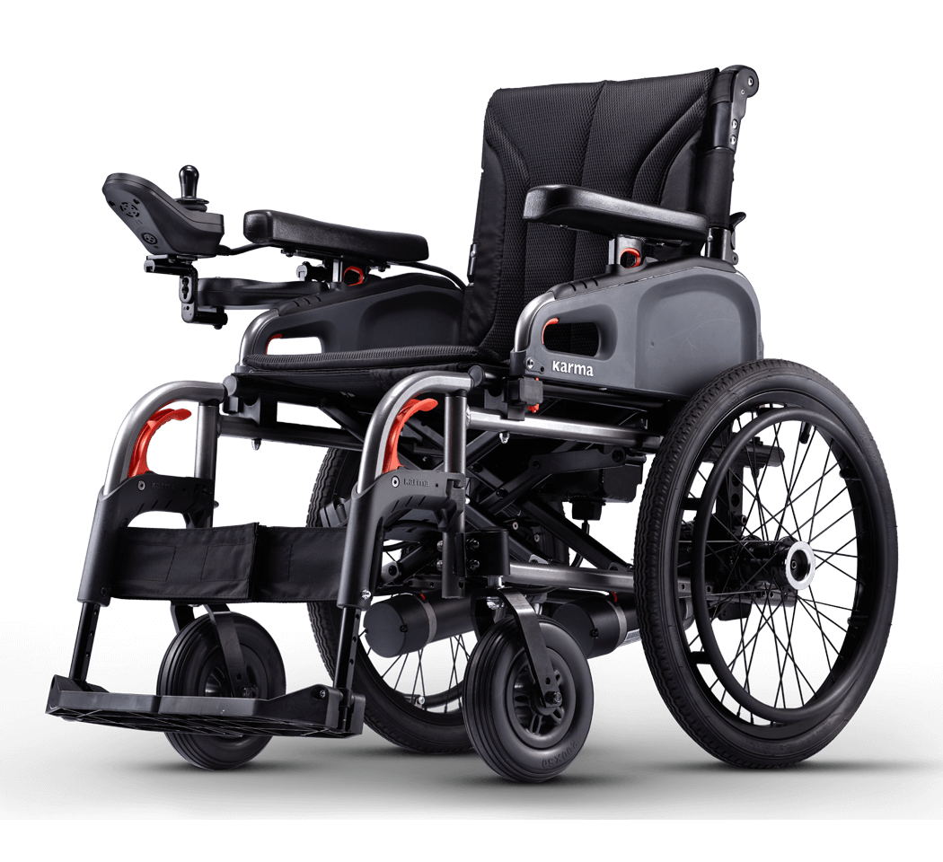 รถเข็นไฟฟ้าคาร์ม่า Eflexx (WheelChair KARMA Eflexx) พับเก็บได้ พกพาสะดวก แบตเตอรี่ถอดออกได้ (Best Seller)