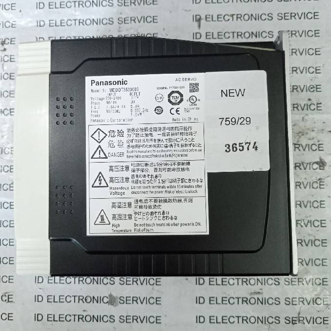 SERVO DRIVE " PANASONIC " MODEL : MDDDT3530003