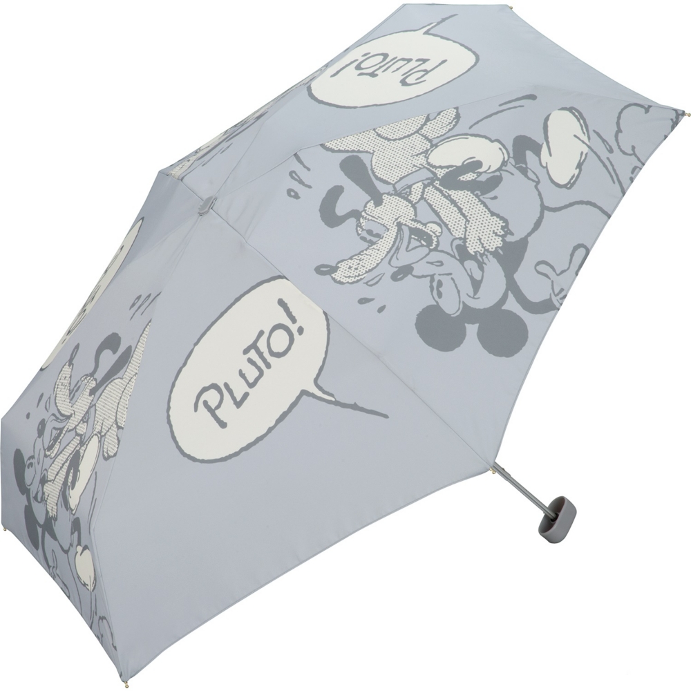 ร่มกันแดด ร่มกันฝน Wpc. © × Mickey Mouse&Pluto Folding Umbrella (50 cm) Clutch Bag Type