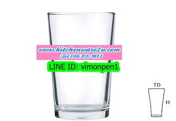 P10025 แก้วใส 11 ออนซ์ (7.5 x7.5 x 11 cm.) No.51 ขายยกลัง (ราคาส่งต่อกล่อง: กล่องละ 6 โหล : 72 ใบ)