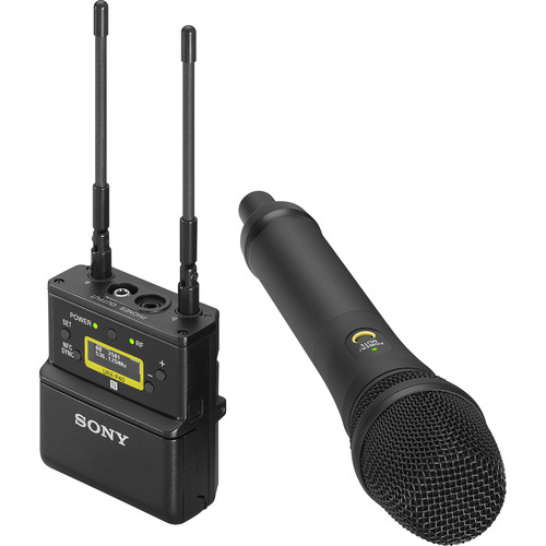 Sony UWP-D22 ไมโครโฟนไร้สายและตัวรับสัญญาณ Camera-Mount Wireless Cardioid Handheld Microphone