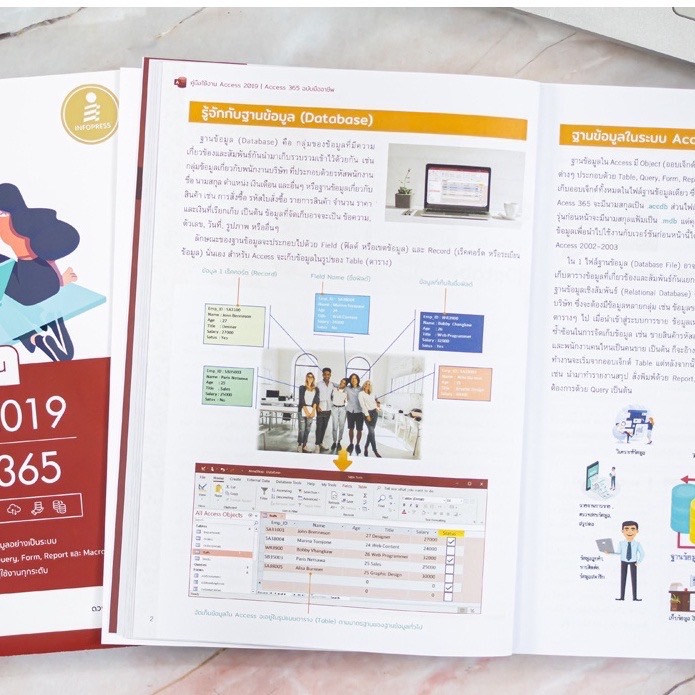 Infopress (อินโฟเพรส) หนังสือ คู่มือใช้งาน Access 2019/Access 365 ฉบับมืออาชีพ - 72226
