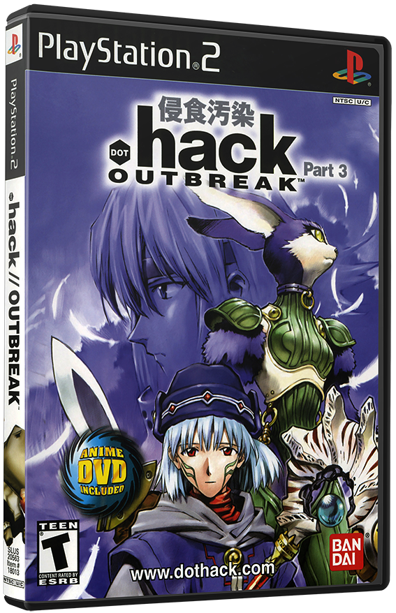 แผ่นเกมส์ PS2 : Dot Hack Part 3 - Outbreak