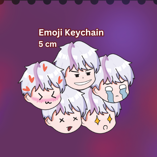 [ Ursa ] Emoji Acrylic Keychain 5cm
