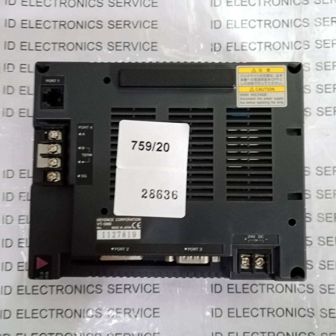 LCD TOUCH SCREEN " KEYENCE " MODEL : VT-5MB