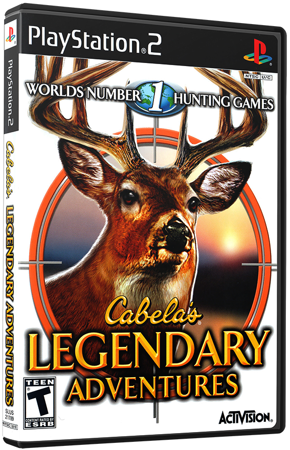 แผ่นเกมส์ PS2 : Cabela's Legendary Adventures
