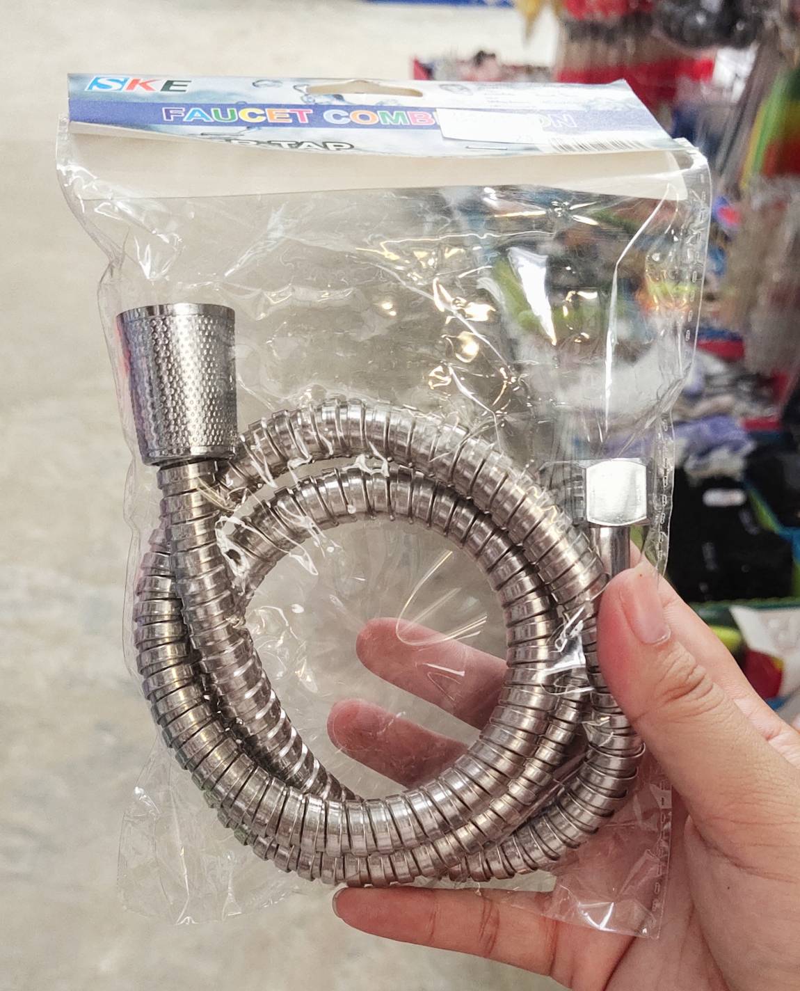 สายน้ำดีถักสเเตนเลส สายซิงค์ สายต่อท่อ สายท่อน้ำดี สเเตเลส สายต่อน้ำอเนกประสงค์