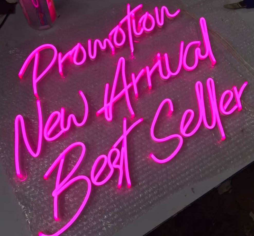 #ป้ายไฟนีออนดัดled