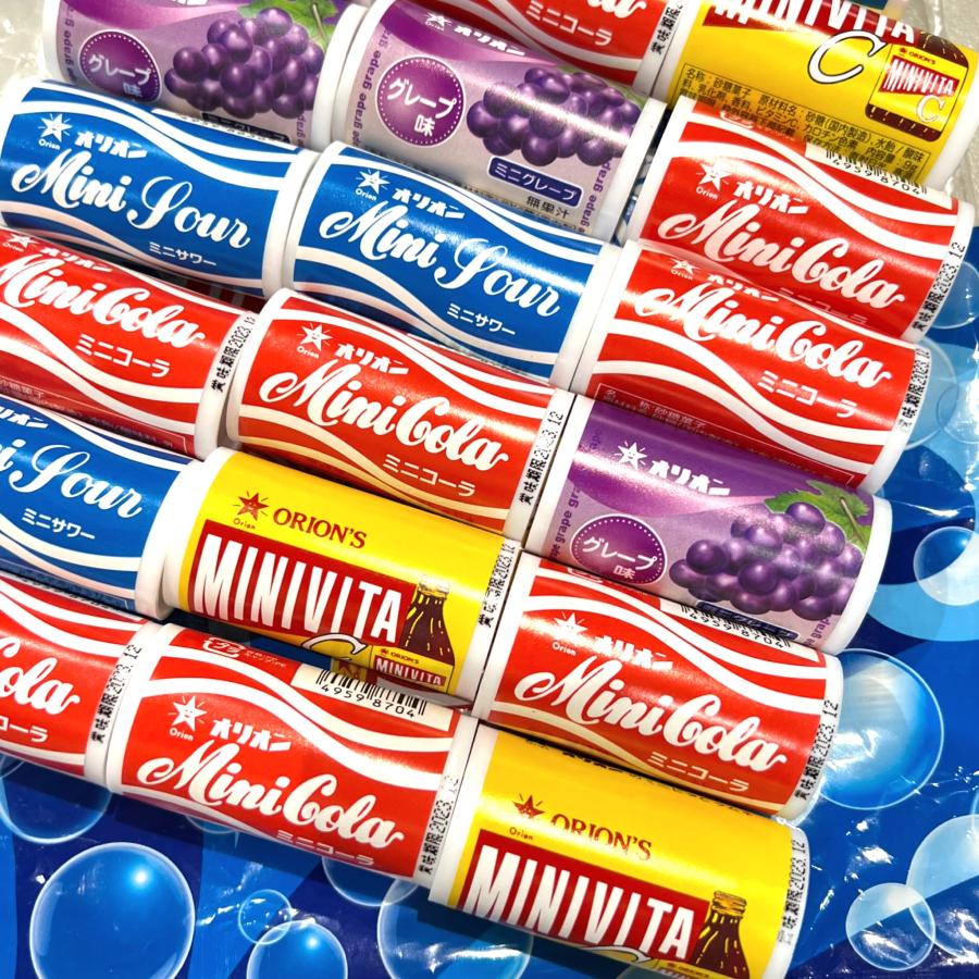 Variety Lamune เม็ดอมหลากหลายรสในแพคเกจน่ารัก แพค 1 ถุง บรรจุ 50 ขวดย่อย คละ 4 รส