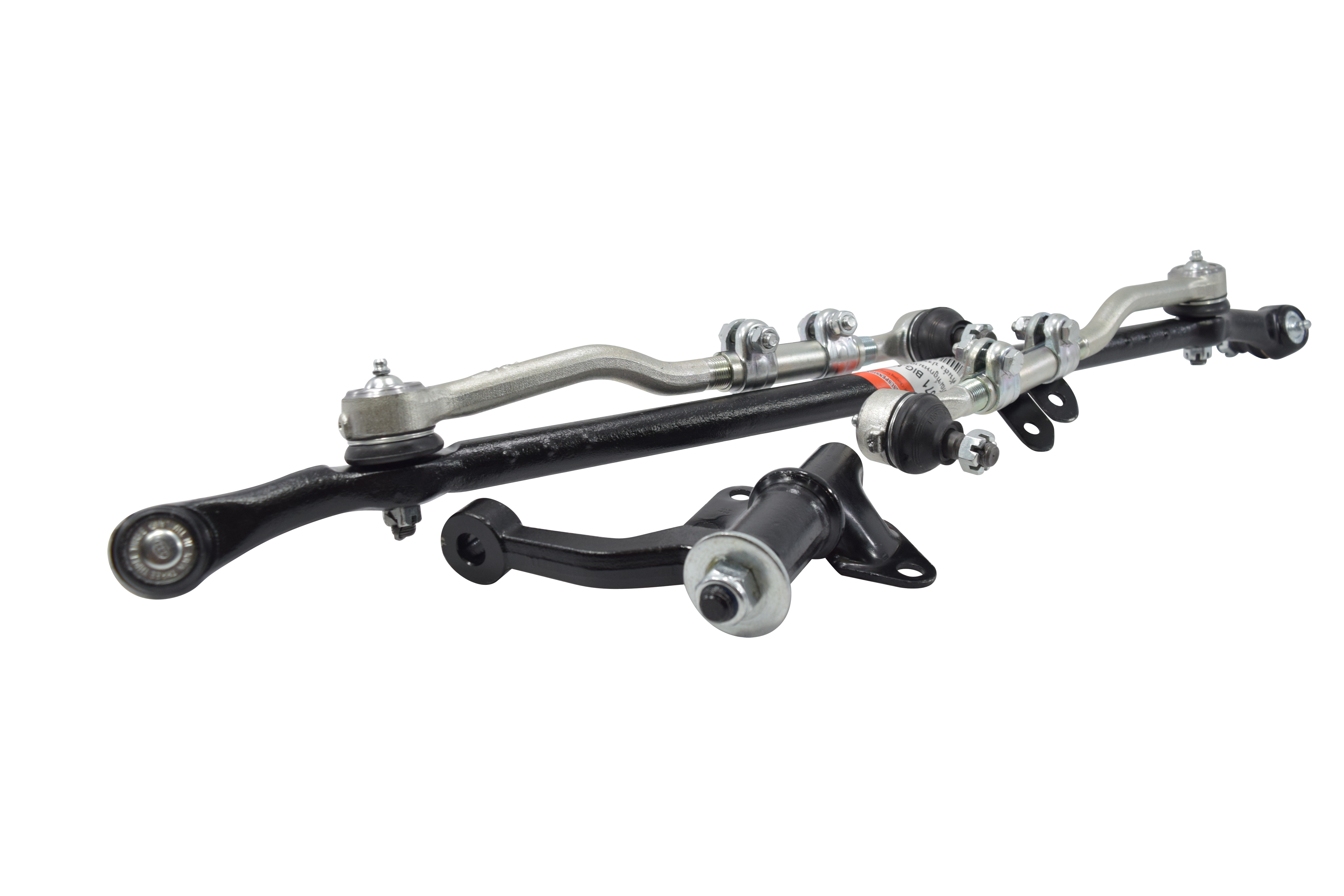 คันส่งกลางยกชุด NISSAN BDI D21 ตัวมีหูโช้ค นิสสัน ปี 89-97 / 3CE-4671 / พวงมาลัยขวา (CENTER LINK, ROD END) ยี่ห้อ 333 (ยกชุด)