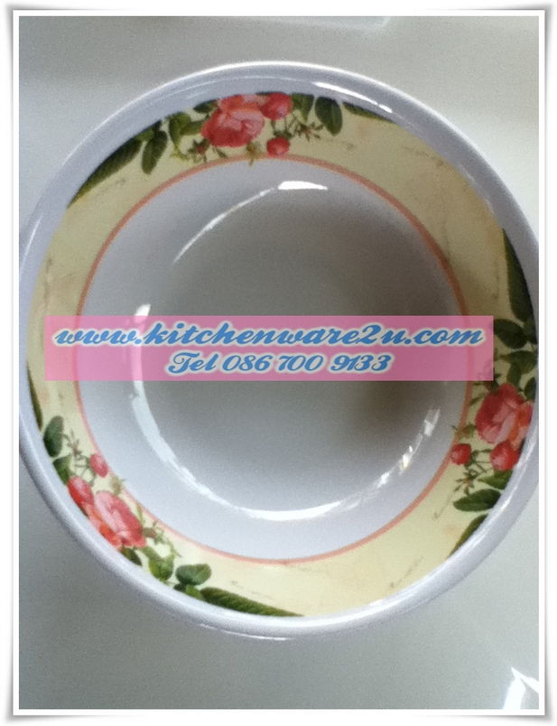 P05678 ชามเมลามีน 8 นิ้ว อย่างหนา ลายใหม่ (ราคาส่งต่อ 1 โหล : 12 ใบ คลิ๊กที่สินค้าเพื่อดูรายละเอียด)