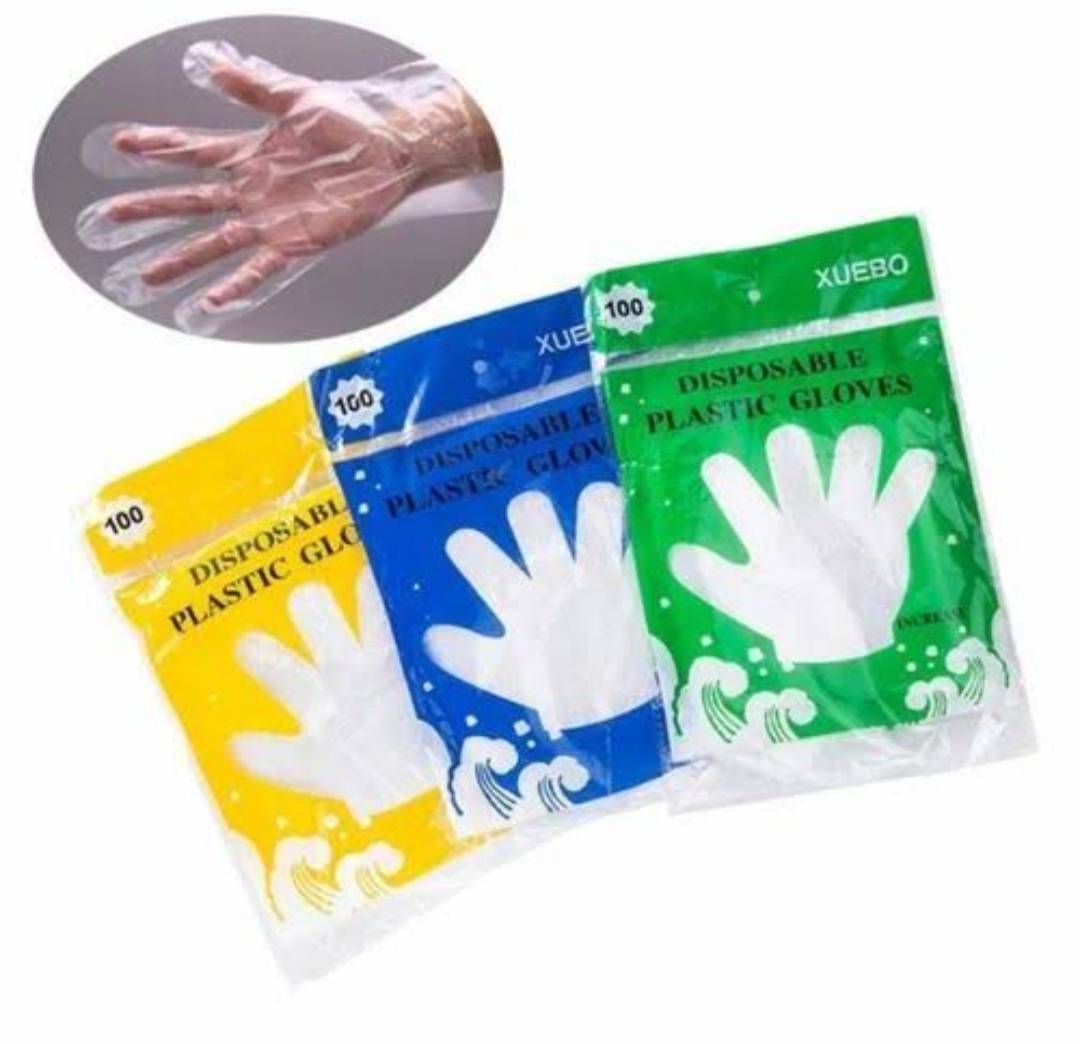 ถุงมือพลาสติก ถุงมือเอนกประสงค์ 1 แพ็คมี 50 คู่ สินค้าพร้อมจัดส่ง