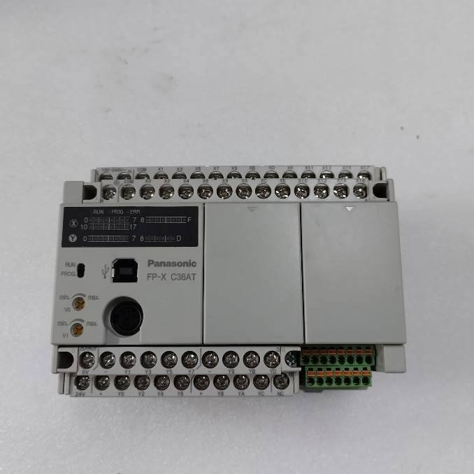 PLC " PANASONIC " MODEL : AFPX-C38AT-F
