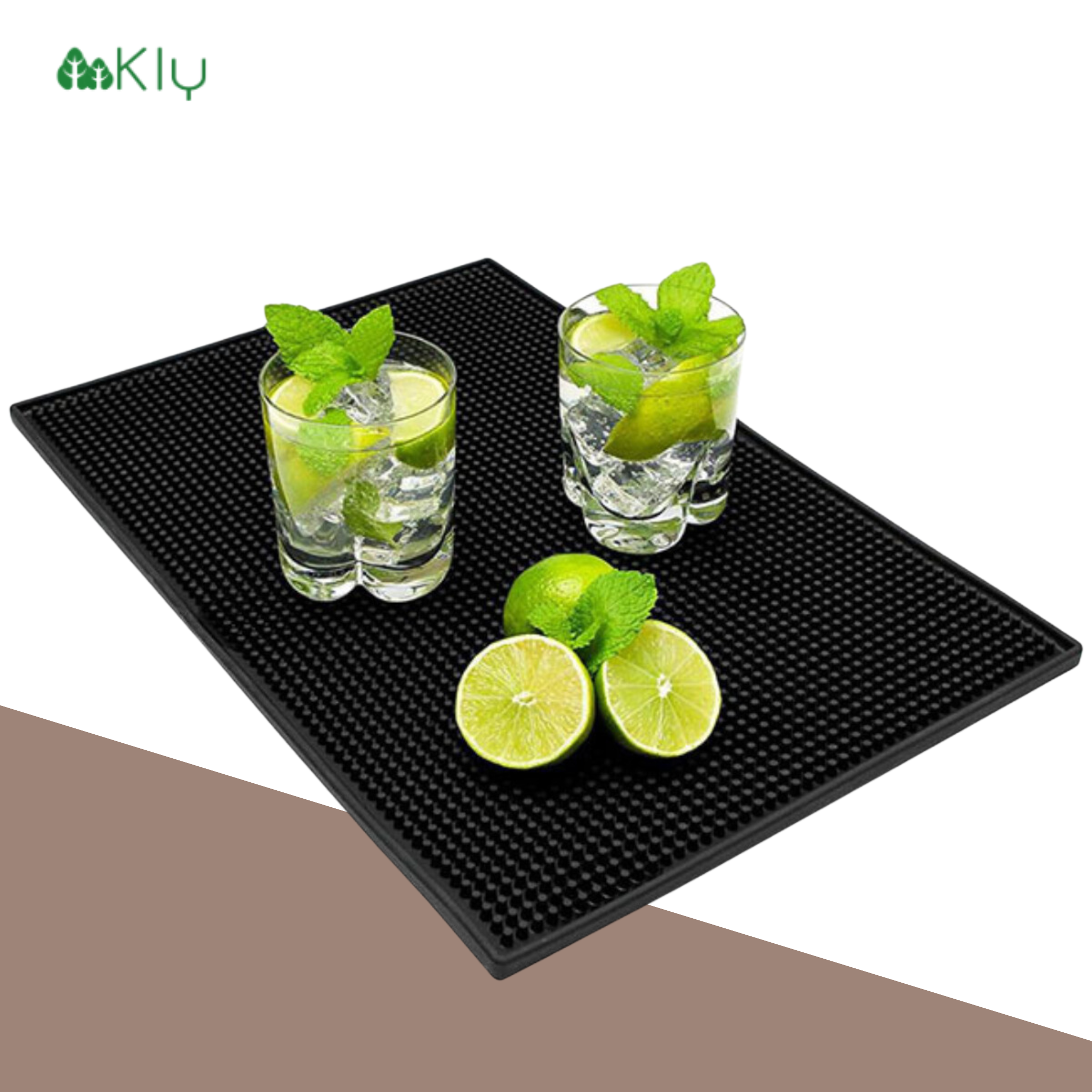 แผ่นยางกันลื่น แผ่นรองบาร์ Bar Mat