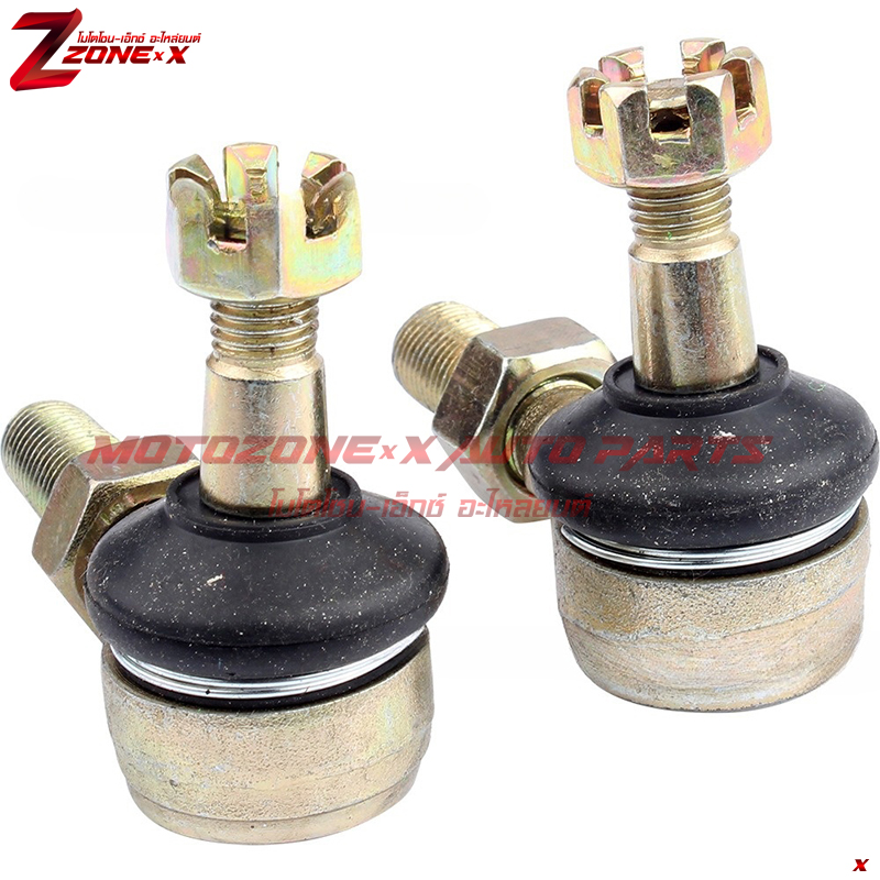ลูกหมากคันชักเกลียว 1คู่ M10*M12 ATV tie rod ball joint For ATV Go Kart Dune Buggy 150cc 250cc Quad Dirt Bike ZONE-X(โซน-เอ็กซ์) อะไหล่ Part