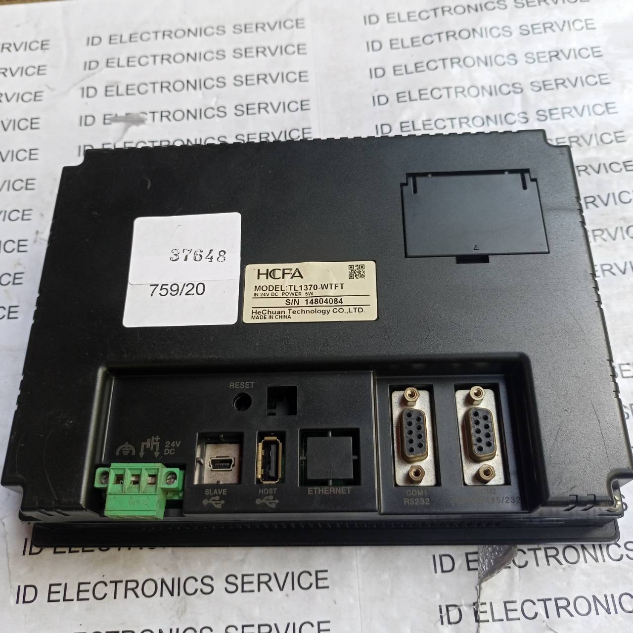 LCD TOUCH SCREEN " HCFA " MODEL : TL1370-WTFT