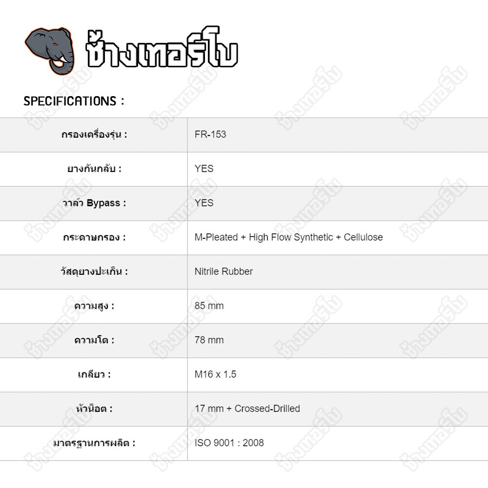 ▶️ FR-153 & FM-153 ◀️ FULL RAZER กรองน้ำมันเครื่อง สำหรับ DUCATI M795, M796, Scrambler, Hypermotard