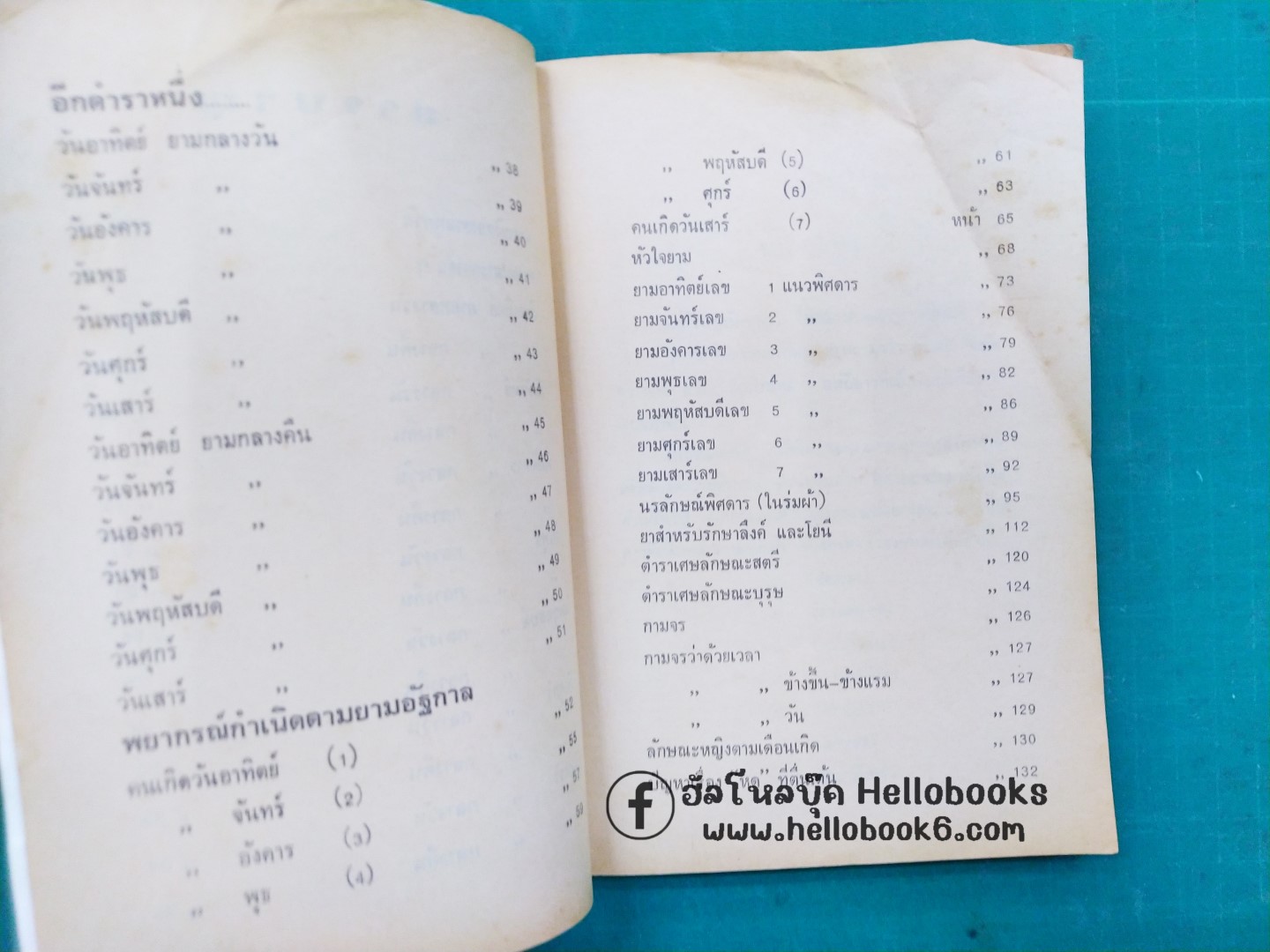 ฤกษ์-ยาม-ชีวิต ตามหลักโหราจารย์โบราณ นรลักษณ์พิศดาร (ในร่มผ้า)