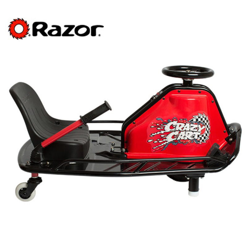 รถดริฟท์ GoKart ZONE-X(โซน เอ็กซ์) Crazy Cart Black 250w 19กม/ชม