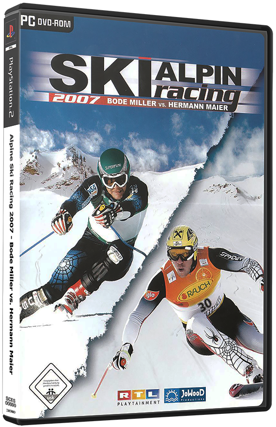 แผ่นเกมส์ PS2 : Alpine Ski Racing 2007 - Bode Miller vs. Hermann Maier