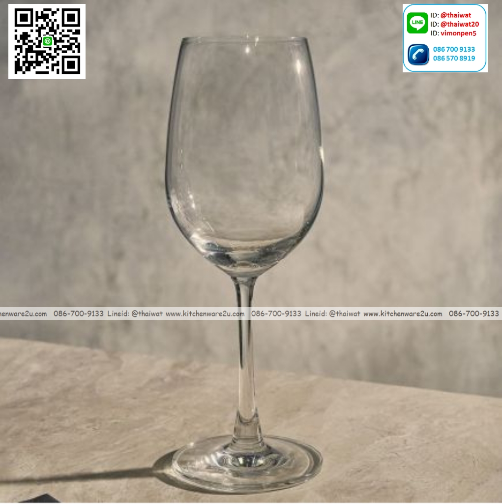 P11970 แก้วมีก้าน ใส่ไวน์ ใส่เครื่องดื่ม 22.25 Oz. 350 มิล (7.8*7.8*22 cm) No.1015W12 ราคาขายส่งต่อ 1 ลัง : 24 ใบ: เฉลี่ย 140 บต่อใบ