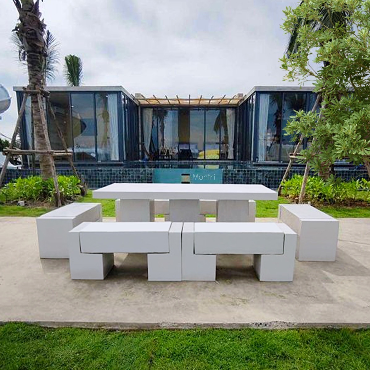 โต๊ะสนาม สุดคุ้ม ยาว 2 เมตร ได้ถึง 12-14 คนสามารถใช้ประโยชน์ได้ทุกโอกาส