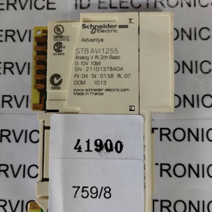 PLC " SCHNEIDER " MODEL : STBAVI1255