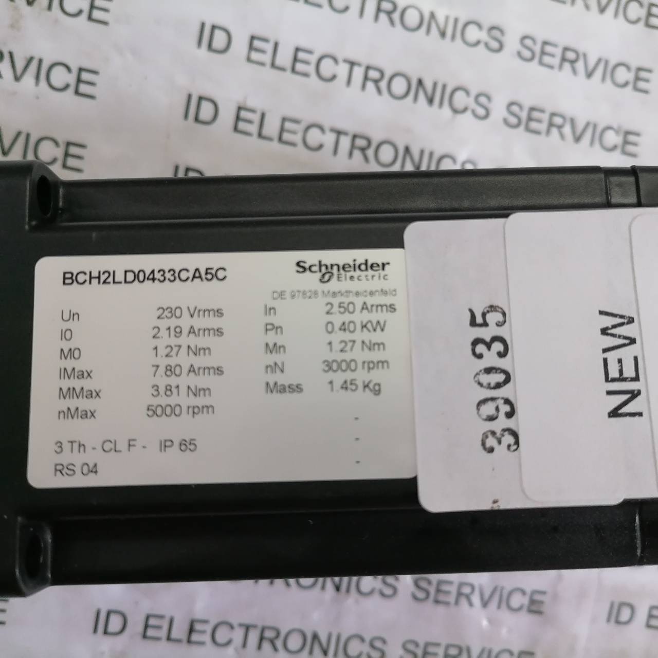 BCH2LD0433CA5C SERVO MOTOR "SCHNEIDER"