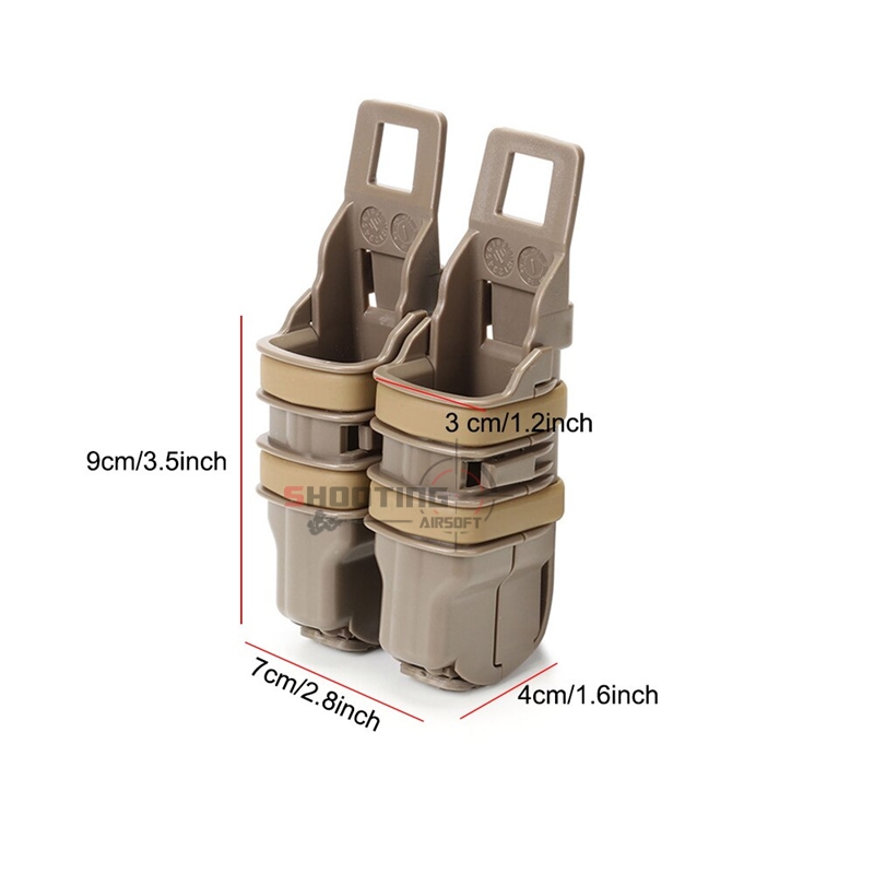 FastMag Gen3 for 9mm Pistol (คู่)