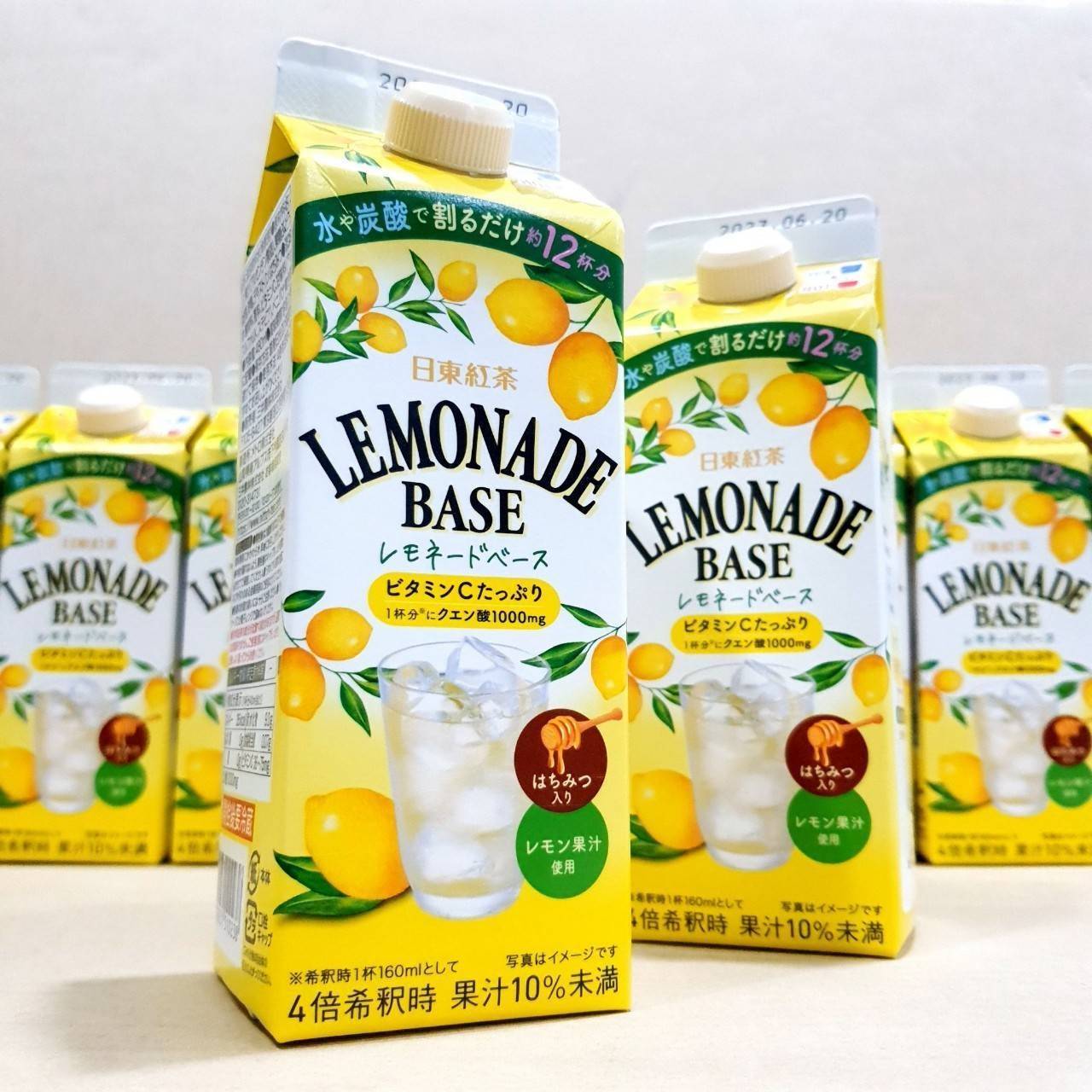 น้ำเลมอนเข้มข้นผสมน้ำผึ้ง NITTO LEMONADE BASE 480 ml